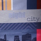 Постельное бельё 1,5сп Ночной город бордовый, 150х210см, 150х210см, 70х70 см, бязь, 120 г/м, 100% хлопок 9460434 - фото 13408421