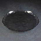 Набор тарелок стеклянный Estrella, d=28 см, 6 шт, цвет серый - Фото 3
