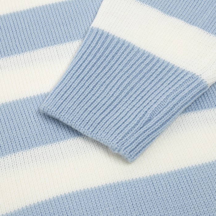 Джемпер женский MINAKU: Casual Collection цвет экрю/голубой, р-р 44 60243