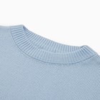 Джемпер женский MINAKU: Casual Collection цвет экрю/голубой, р-р 50 - Фото 4