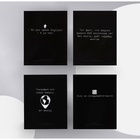 Набор предметных тетрадей Calligrata «На Чёрном», 10 предметов, 48 листов, со справочным материалом, обложка из мелованного картона - фото 120345692