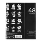 Комплект предметных тетрадей 48 листов, "Комикс Аниме", 12 предметов, со справочным материалом, обложка мелованный картон, УФ-лак (полный), блок офсет 9364872 - фото 14043885