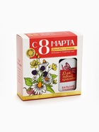 Подарочный набор «С 8 Марта»: чай травяной 20 г, бальзам травяной 100 мл. - Фото 6