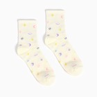 Носки женские, цвет бежевый/космос, размер 38-40 - фото 43736964