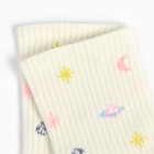 Носки женские, цвет бежевый/космос, размер 38-40 - фото 43736965