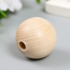 Бусины деревянные d-35 мм (1 шт) - фото 805239316