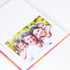 Фотоальбом на 200 фото 10х15 см "Полосатый голубой котик" 23,5х17,5х5 см 7912074