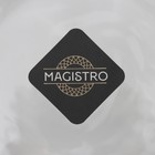 Салатник Magistro «Элизиум», 570 мл, 13×6 см, с золотой отводкой, стекло, прозрачный - Фото 7