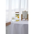 Кувшин для воды мерный BellaTenero «Эко. Фрукты», 1.2 л, 14.5×9.5×22 см, стекло, с бамбуковой крышкой, прозрачный - Фото 6