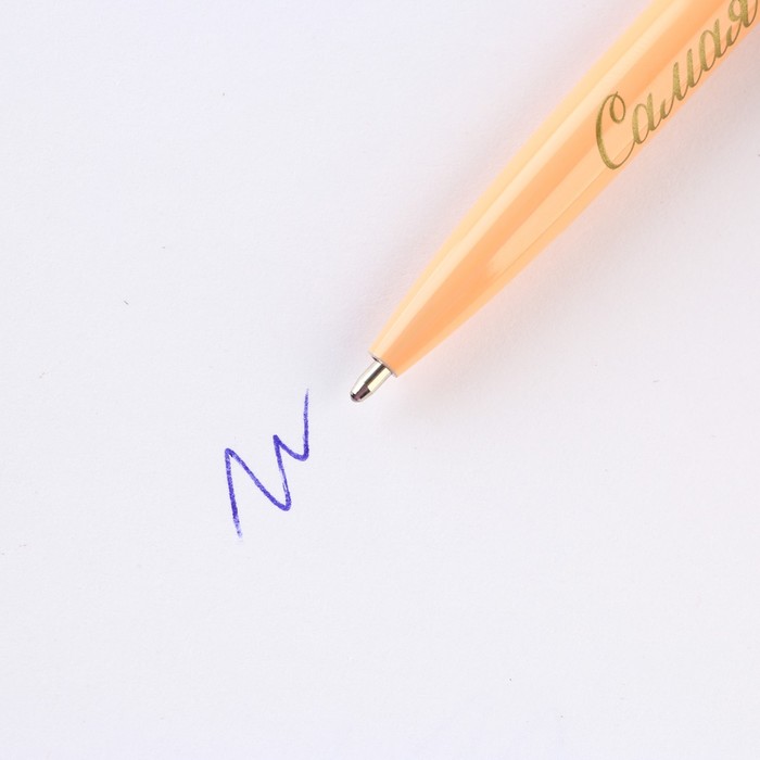 Ручка металл шариковая «С 8 марта», синяя паста, 1.0 мм - фото 1907624100