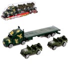 Грузовик инерционный «Военный автовоз» - Фото 1