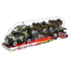 Грузовик инерционный «Военный автовоз» - Фото 5