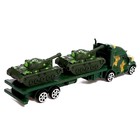 Грузовик инерционный «Военный автовоз» - Фото 4