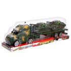 Грузовик инерционный «Военный автовоз» - Фото 5