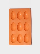 Форма для выпечки Доляна «Пасха. Шоколадное яйцо», силикон, 9 ячеек, 28×16×2 см, оранжевая - Фото 4