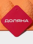 Форма для выпечки Доляна «Пасха. Шоколадное яйцо», силикон, 9 ячеек, 28×16×2 см, оранжевая 9316234 - фото 16553282