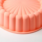Форма для выпечки Доляна «Савоярди», силикон, 20,5×6 см, цвет оранжевый - Фото 4