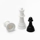 Настольная игра 2 в 1: шашки 24 шт, шахматы 32 шт, поле 21 х 21 см - Фото 3