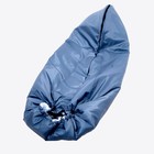 Спальный мешок туристический, 230×100 см, тёмно-серый - Фото 2