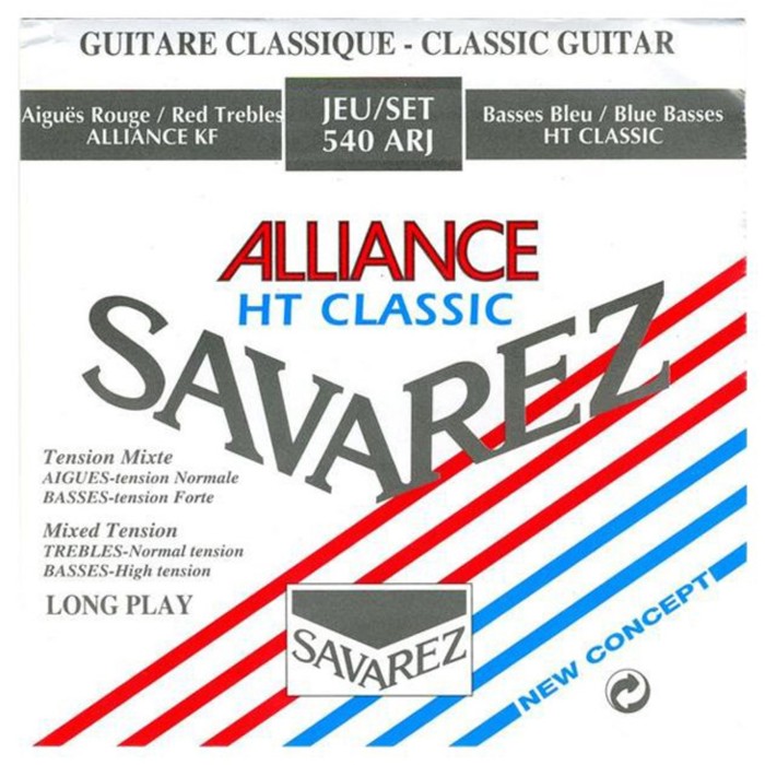Комплект струн для классической гитары 540ARJ Alliance HT Classic смешан натяж, посеребр - Фото 1