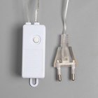 УЦЕНКА Гирлянда «Занавес» 1.6×1.6 м роса, IP20, серебристая нить, 160 LED, свечение тёплое белое, 8 режимов, 220 В - Фото 6