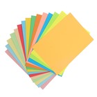 Бумага цветная А4, Calligrata, 150 листов, 15 цветов, пастель, интенсив, неон, 80 г/м², МИКС - Фото 3
