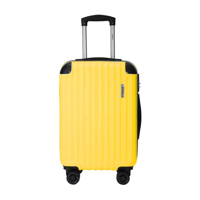 Чемодан Fusion FTS-1001-M, пластик, 67х44 см, 60 л, цвет жёлтый