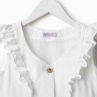 Платье для девочки без рукавов MINAKU, белое, рост 104 см - фото 117170557 Платье для девочки без рукавов MINAKU, белое, рост 104 см - фото 117170557