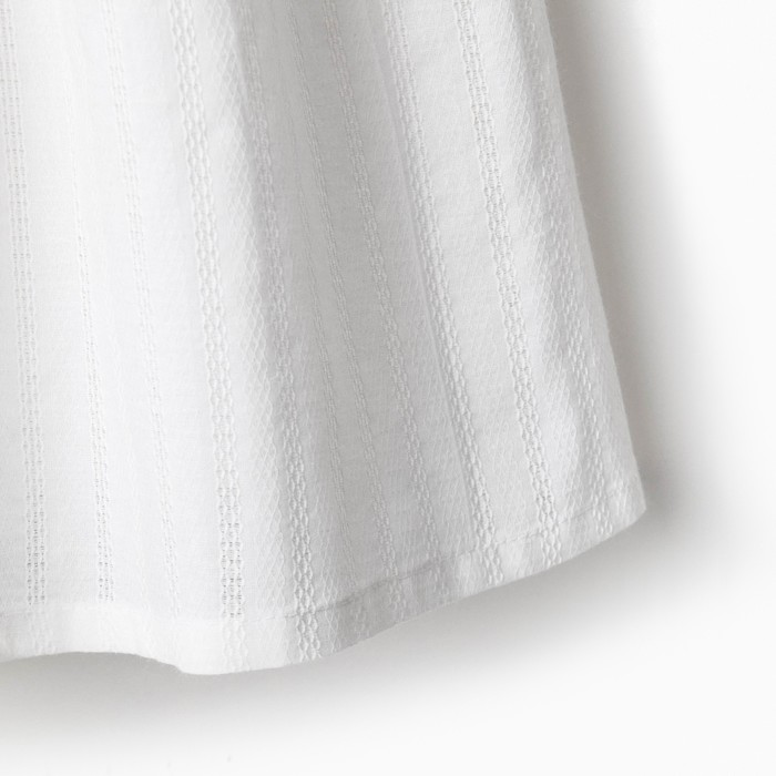 Платье для девочки без рукавов MINAKU цвет белый, рост 104 см - фото 1926599243