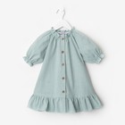 Платье для девочки MINAKU цвет зелёный, рост 92 см - фото 321378395