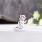 Фигурка полистоун «Ангелок сидит на сердце в венке из роз», 3.5×3×4 см, МИКС - Фото 6