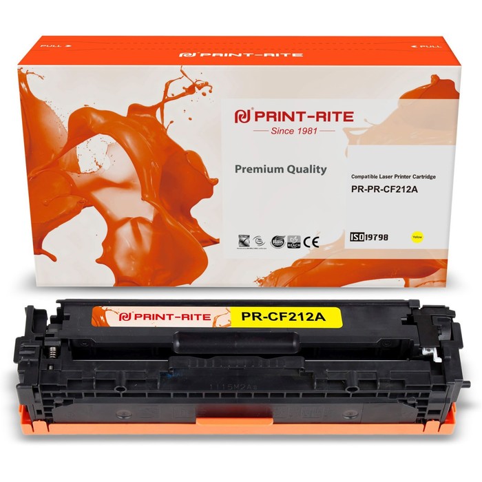 Картридж лазерный TFH994YPU1J PR-CF212A CF212A для HP LJ Pro 200/M251/M276 (1800k), жёлтый - фото 51308302