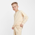 Пижама для мальчика (лонгслив, брюки) MINAKU цвет бежевый, рост 98 - Фото 4