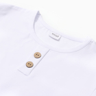 Комплект для мальчика (футболка, шорты) MINAKU цвет белый/графит, рост 98 - Фото 7