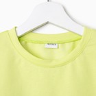 Комплект для девочки (футболка, шорты) MINAKU цвет лимонный, рост 128 - Фото 5