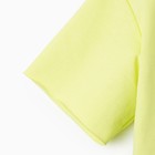 Комплект для девочки (футболка, шорты) MINAKU цвет лимонный, рост 128 - Фото 6