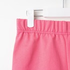 Комплект для девочки (футболка, шорты) MINAKU цвет розовый, рост 134 - Фото 7