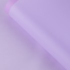 Плёнка для цветов матовая упаковочная «Кайма» лаванда + сирень 0,5х9 м - Фото 2