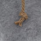 Столбик-когтеточка с лежаком, 35 х 35 х 55 см, серый - фото 9369900