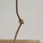 Комплекс для кошек с когтеточкой, 37×37×120 см, с домиком и 2 полками, бежевый - Фото 6