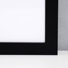 Фоторамка МДФ "Ellis" 50х70 см с паспарту, чёрный (пластиковый экран) - фото 7344910