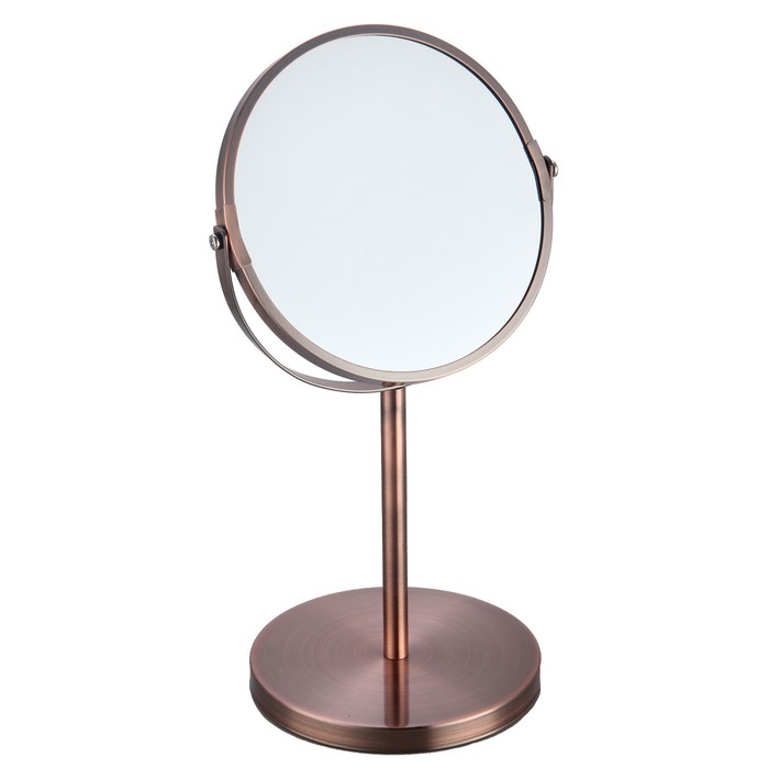 Зеркало 2-х стороннее настольное UniStor ANTIUQ, диаметром 17 см, круглой формы - Фото 1