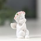 Сувенир полистоун "Ангелок милашка" в венке из роз, МИКС, 3х2х2 см - Фото 5