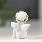 Сувенир полистоун "Ангелок милашка" в венке из роз, МИКС, 3х2х2 см - Фото 6