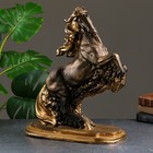 Фигура "Конь" бронза, 46х40х19см - фото 10240418