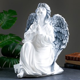 Фигура "Ангел на колене" античный, 58х48х38см