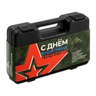 Набор инструментов в кейсе ЛОМ «23 ФЕВРАЛЯ», в подарочной упаковке, 7 предметов - Фото 6