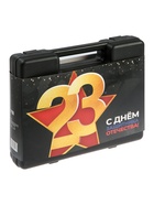 Набор инструментов в кейсе ТУНДРА «23 ФЕВРАЛЯ», в подарочной упаковке, 31 предмет - Фото 7