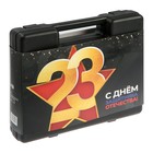 Набор инструментов в кейсе ТУНДРА «23 ФЕВРАЛЯ», в подарочной упаковке, 31 предмет - Фото 2