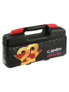 Набор инструментов в кейсе ТУНДРА «23 ФЕВРАЛЯ», в подарочной упаковке, 39 предметов - Фото 6